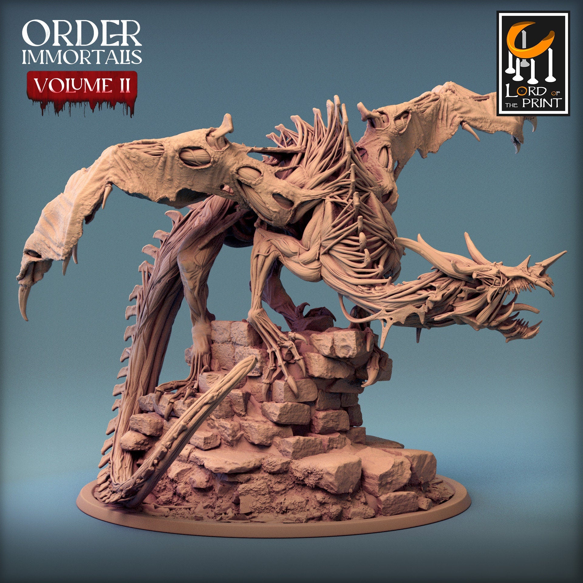 Undead Drake Vol.2 | Aussie 3D Printed Miniatures and Terrain