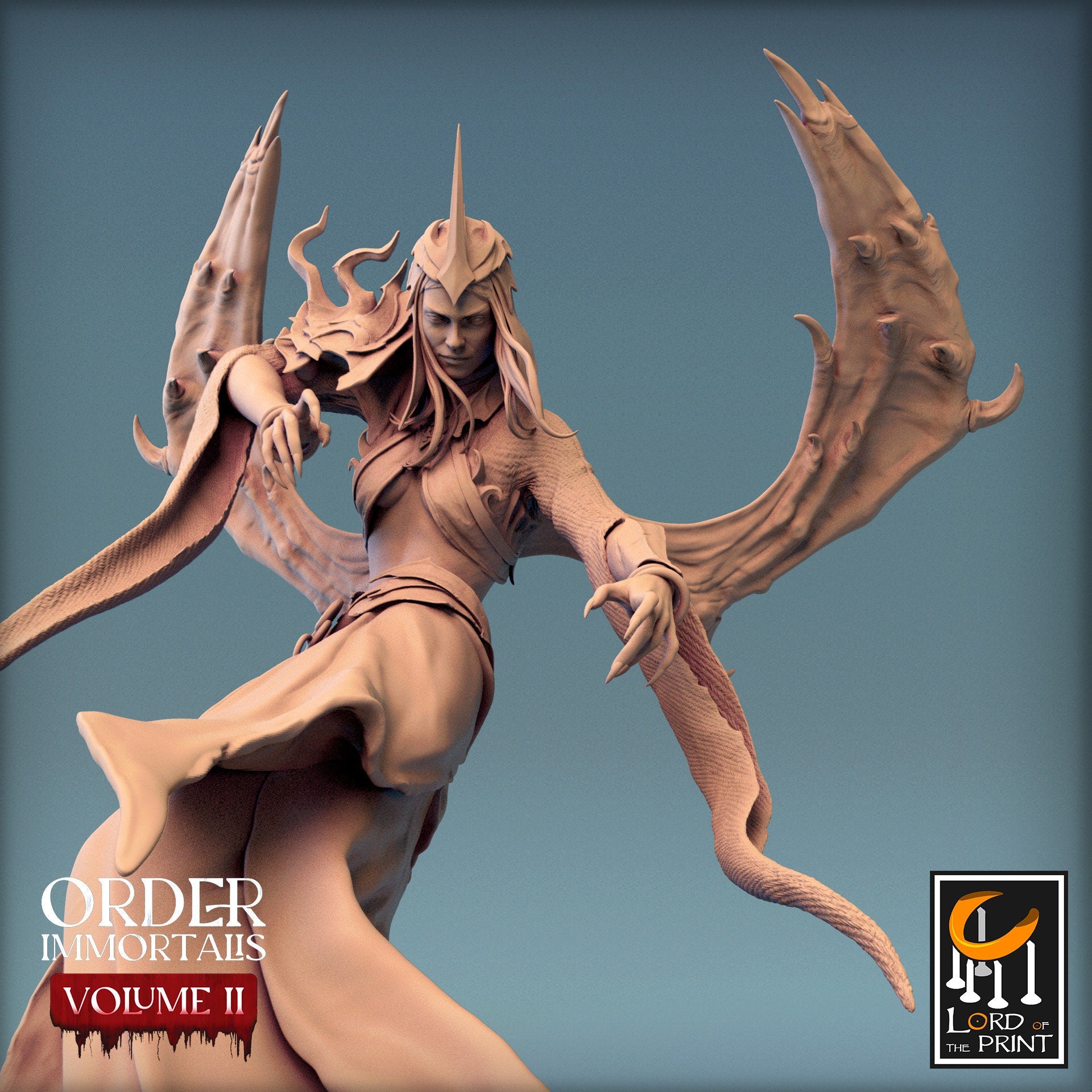 Vampire Queen Vol.2 | Aussie 3D Printed Miniatures and Terrain