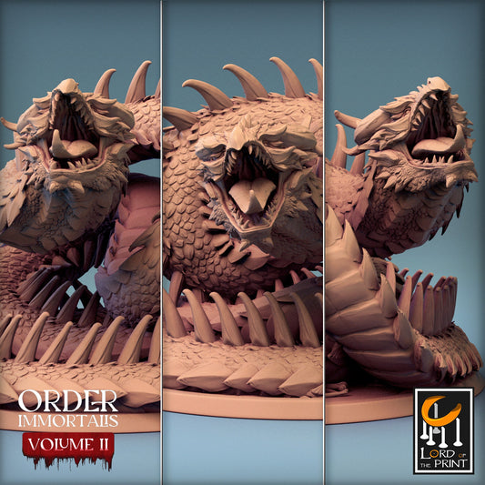 Vampiric Snake Vol.2 | Aussie 3D Printed Miniatures and Terrain