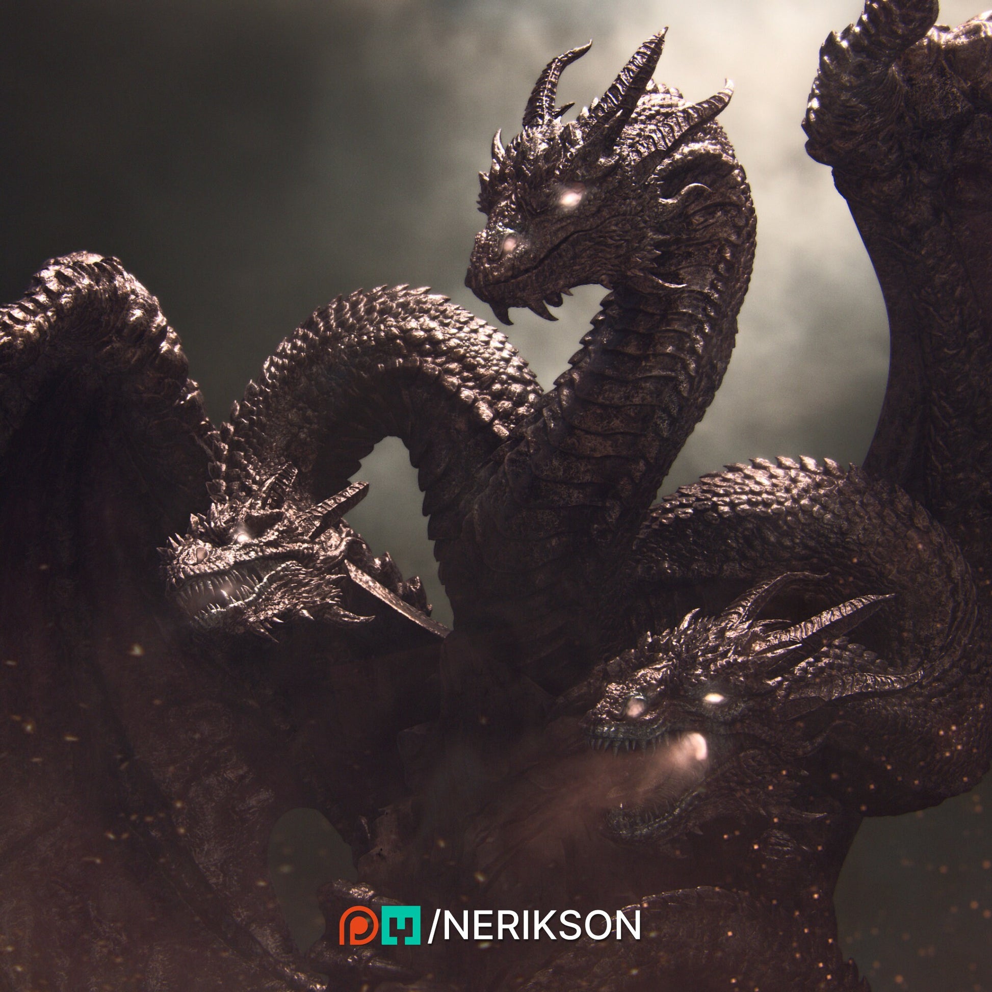 Smei, Elder Dragon | Aussie 3D Printed Miniatures and Terrain