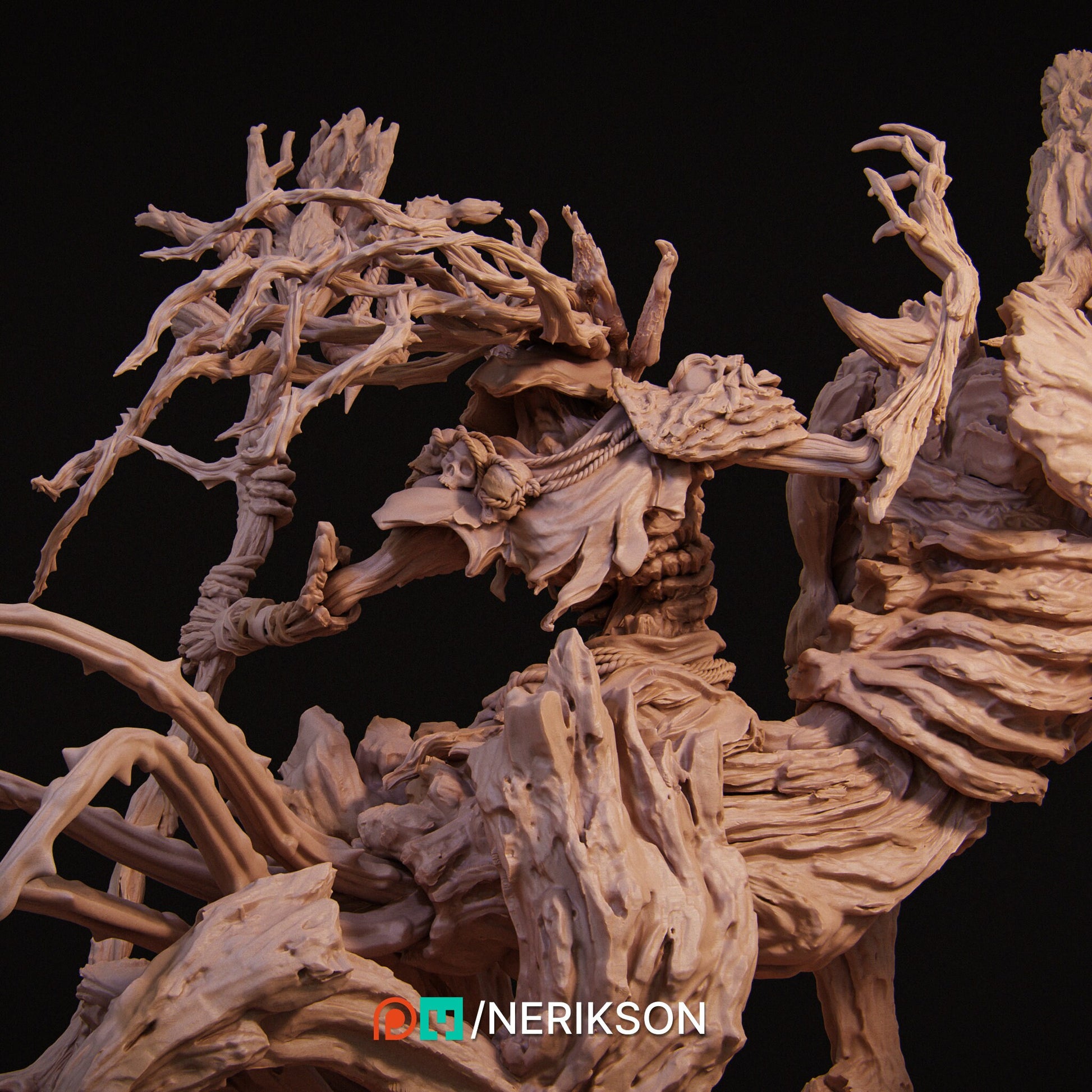 Famine, Mounted | Aussie 3D Printed Miniatures and Terrain