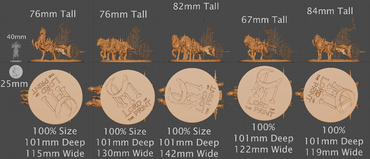 Chariots Vol.2 | Aussie 3D Printed Miniatures and Terrain