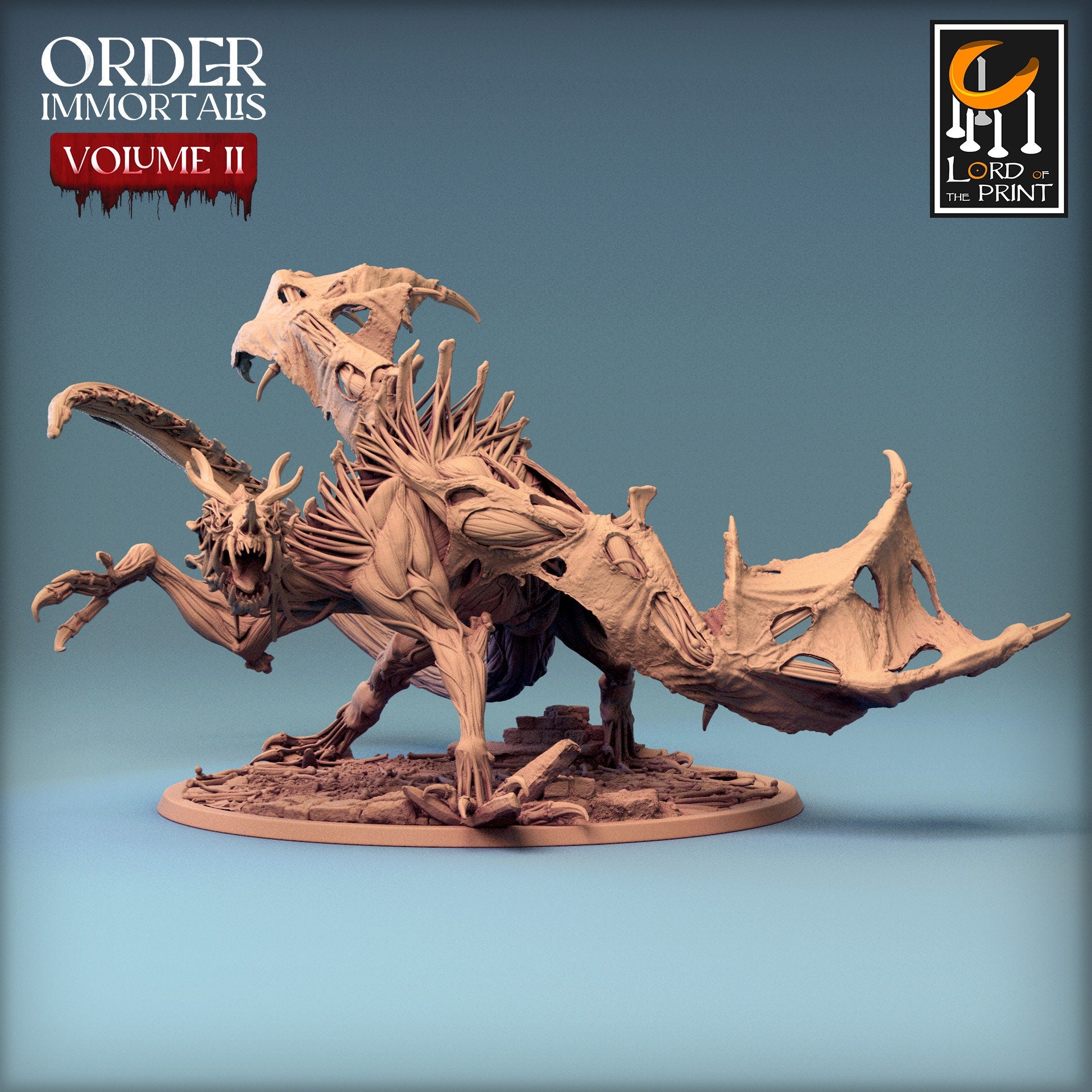 Undead Drake Vol.2 | Aussie 3D Printed Miniatures and Terrain