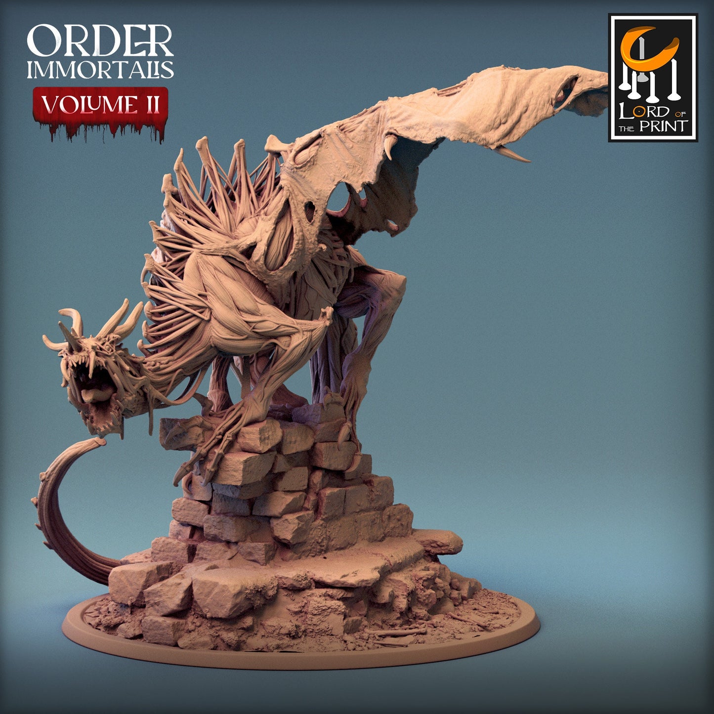 Undead Drake Vol.2 | Aussie 3D Printed Miniatures and Terrain