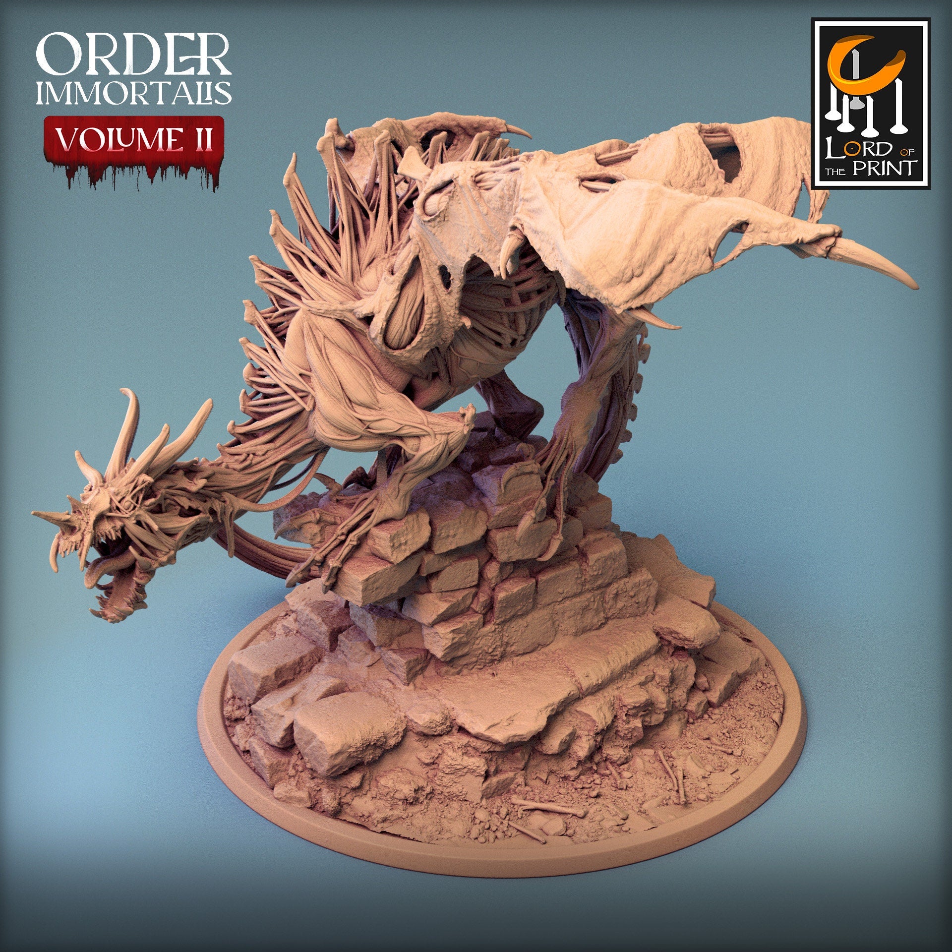 Undead Drake Vol.2 | Aussie 3D Printed Miniatures and Terrain