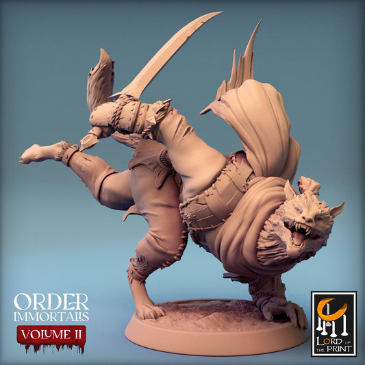 Werewolf Soldiers Pack 1 Vol.2 | Aussie 3D Printed Miniatures and Terrain