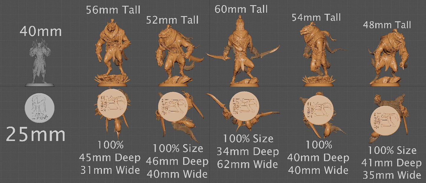 Werewolf Soldiers Pack 2 Vol.2 | Aussie 3D Printed Miniatures and Terrain