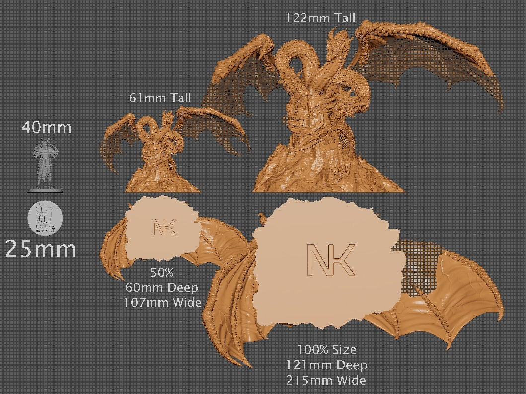 Smei, Elder Dragon | Aussie 3D Printed Miniatures and Terrain