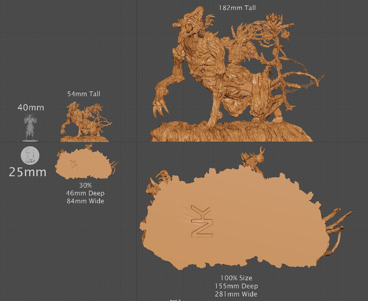 Famine, Mounted | Aussie 3D Printed Miniatures and Terrain