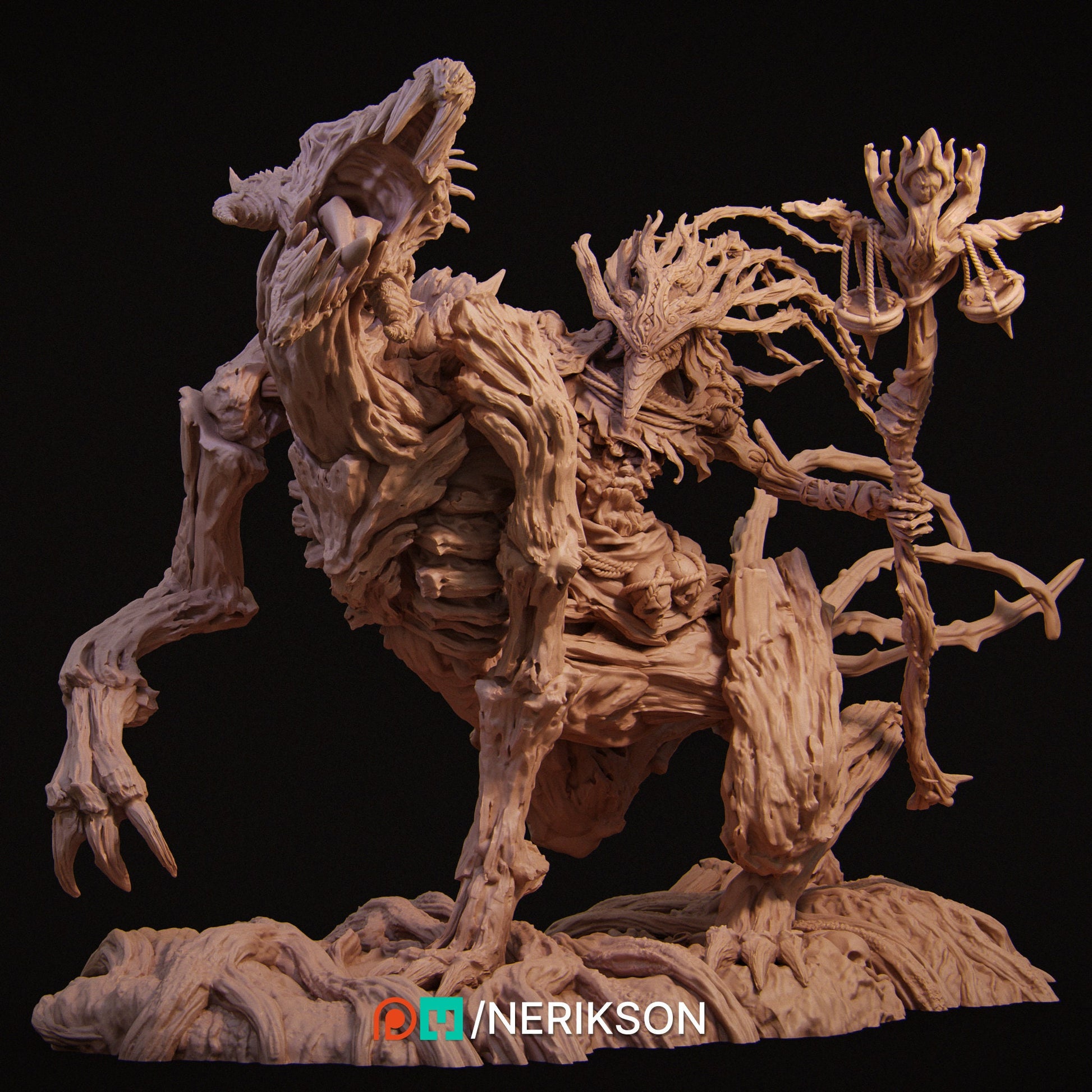 Famine, Mounted | Aussie 3D Printed Miniatures and Terrain