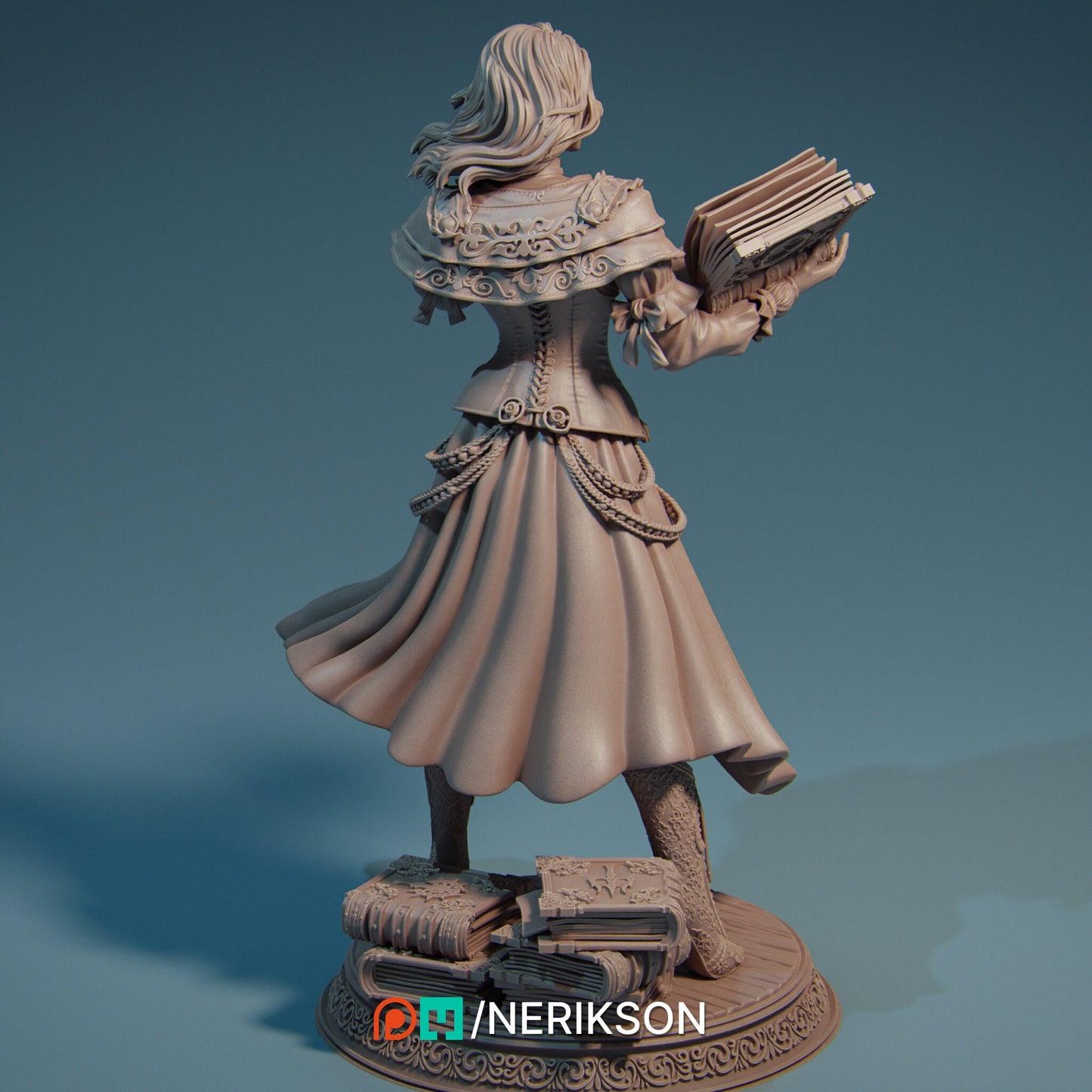 Orinthia the Librarian | Aussie 3D Printed Miniatures and Terrain