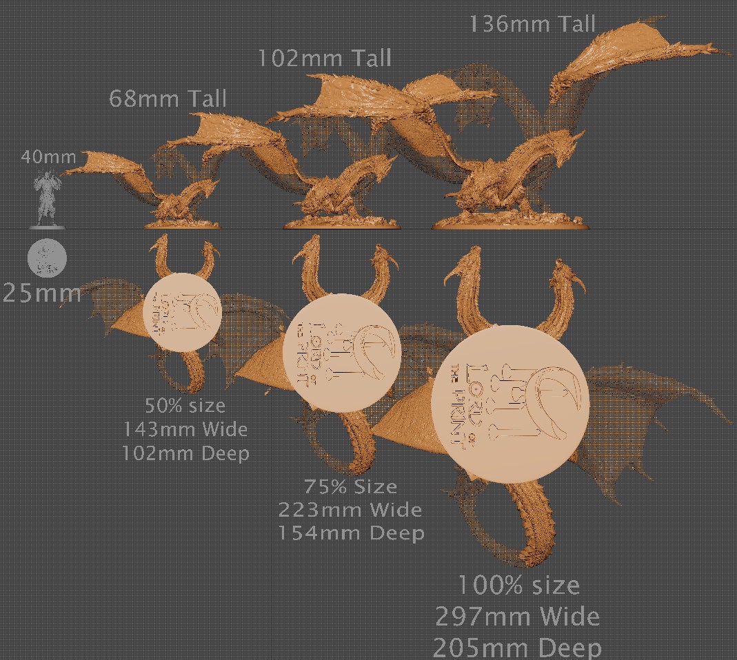 Bialmuth, Two Headed Dragon | Aussie 3D Printed Miniatures and Terrain