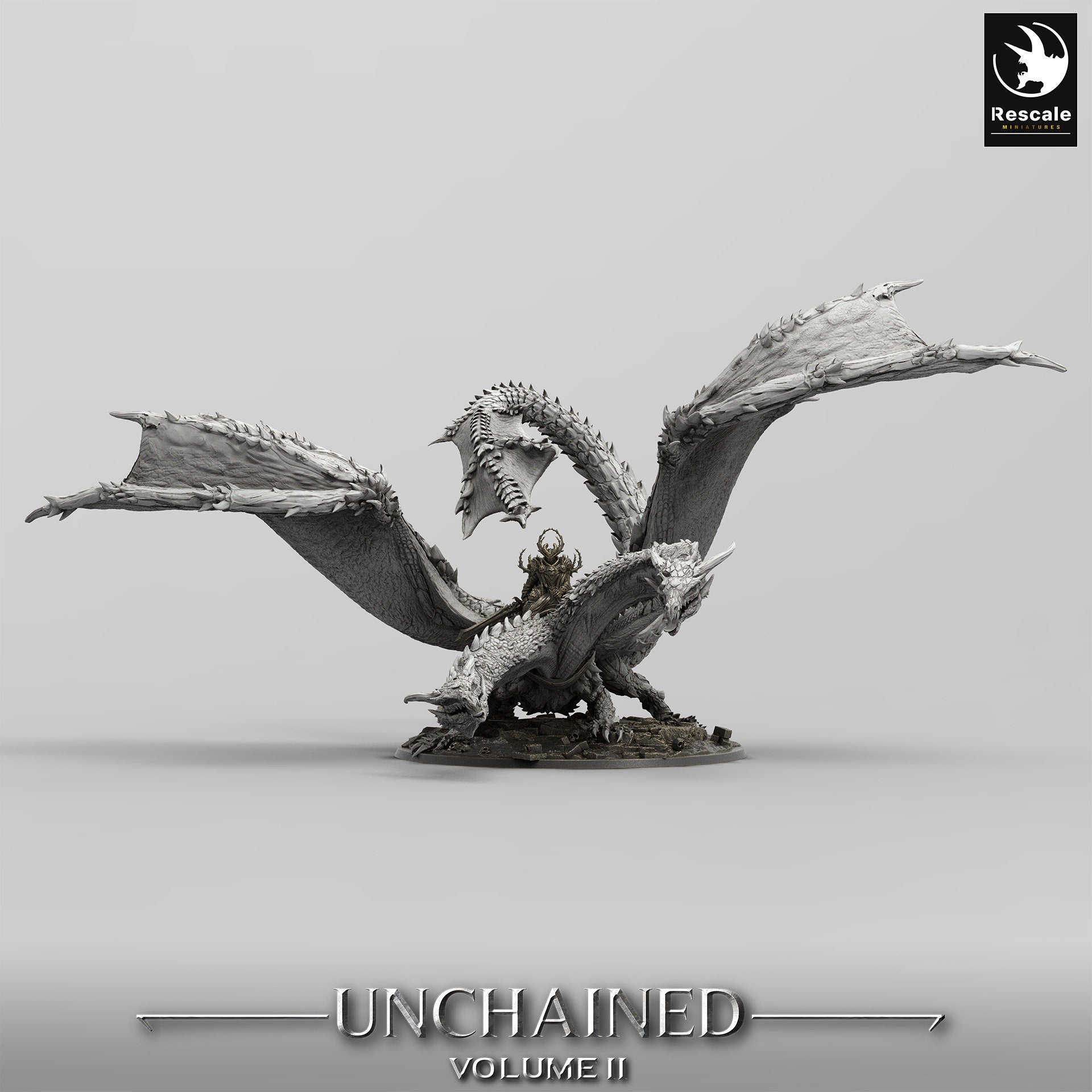 Bialmuth, Two Headed Dragon | Aussie 3D Printed Miniatures and Terrain
