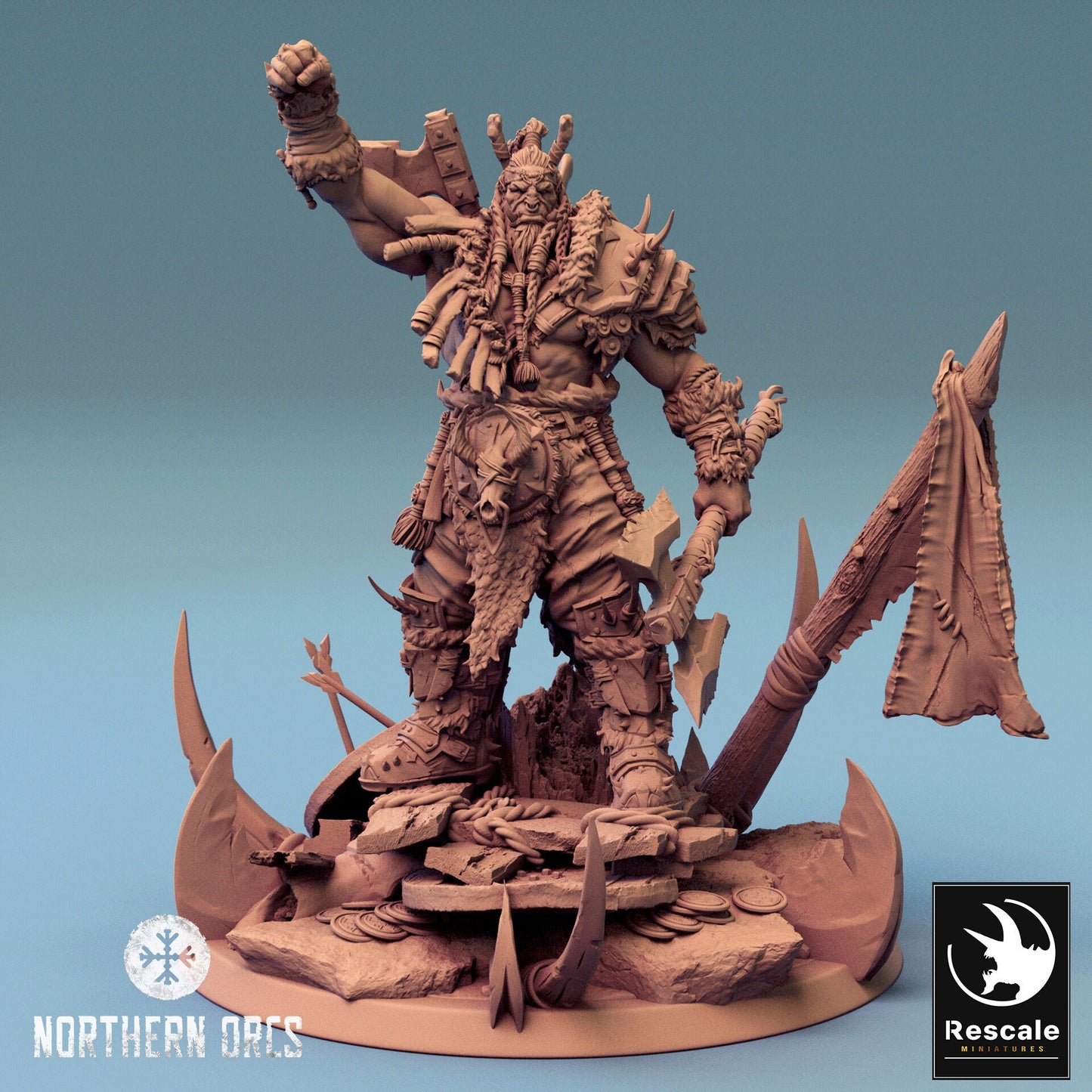 King Azhrog | Aussie 3D Printed Miniatures and Terrain