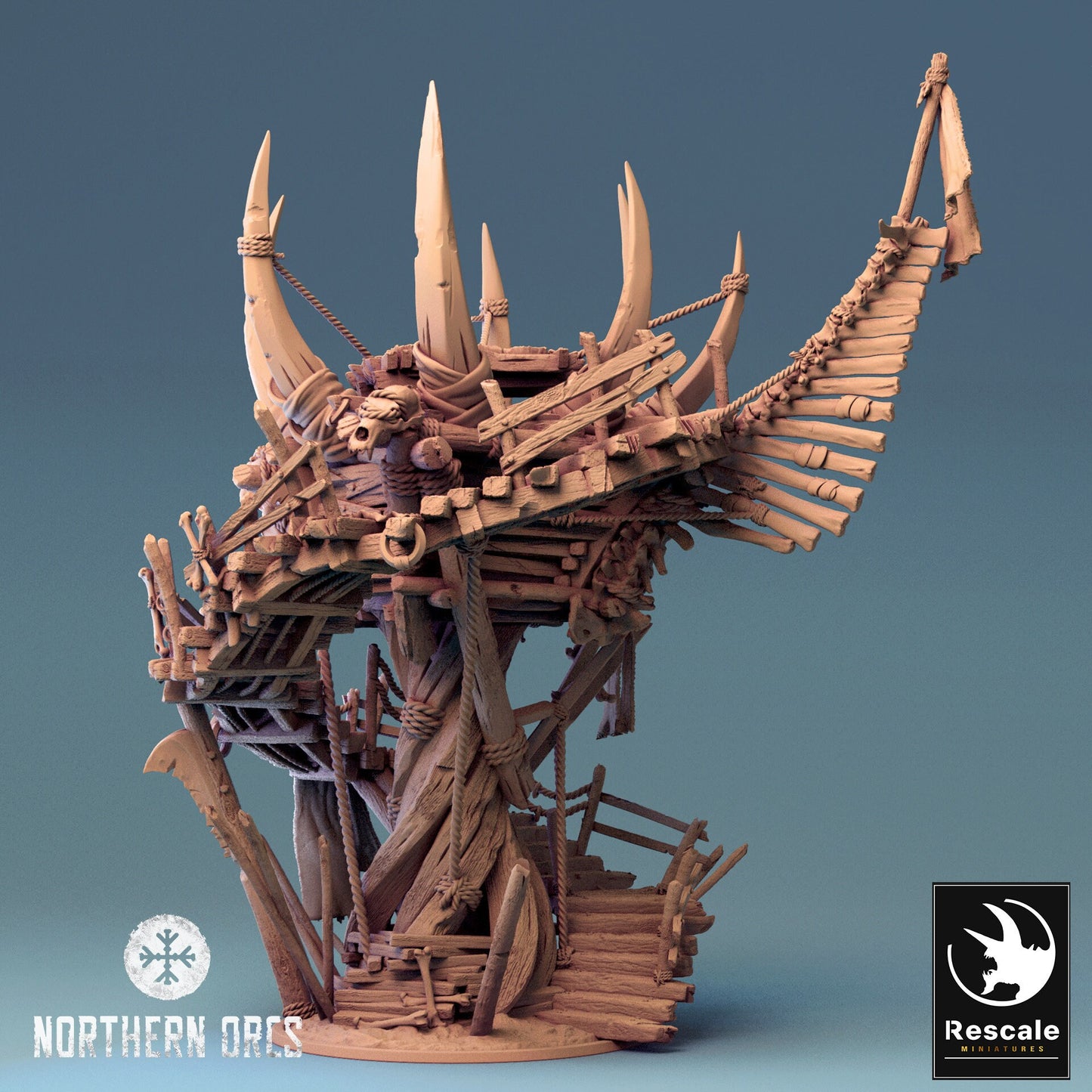 Orc Lookout Tower | Aussie 3D Printed Miniatures and Terrain