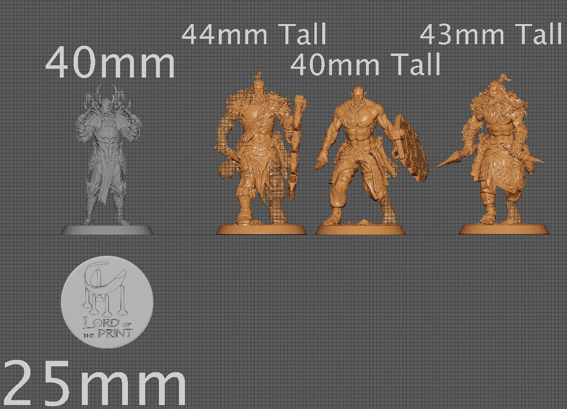 Orcs n' Lil Stabbers | Aussie 3D Printed Miniatures and Terrain
