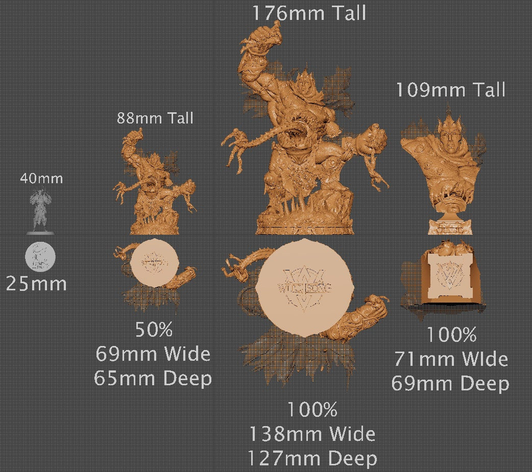 Knight of Gluttony | Aussie 3D Printed Miniatures and Terrain