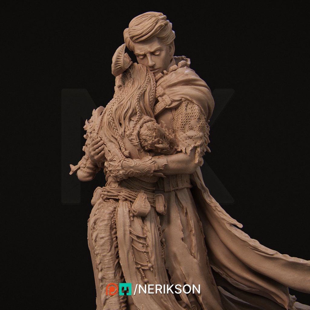 The Last Battle, Statue | Aussie 3D Printed Miniatures and Terrain