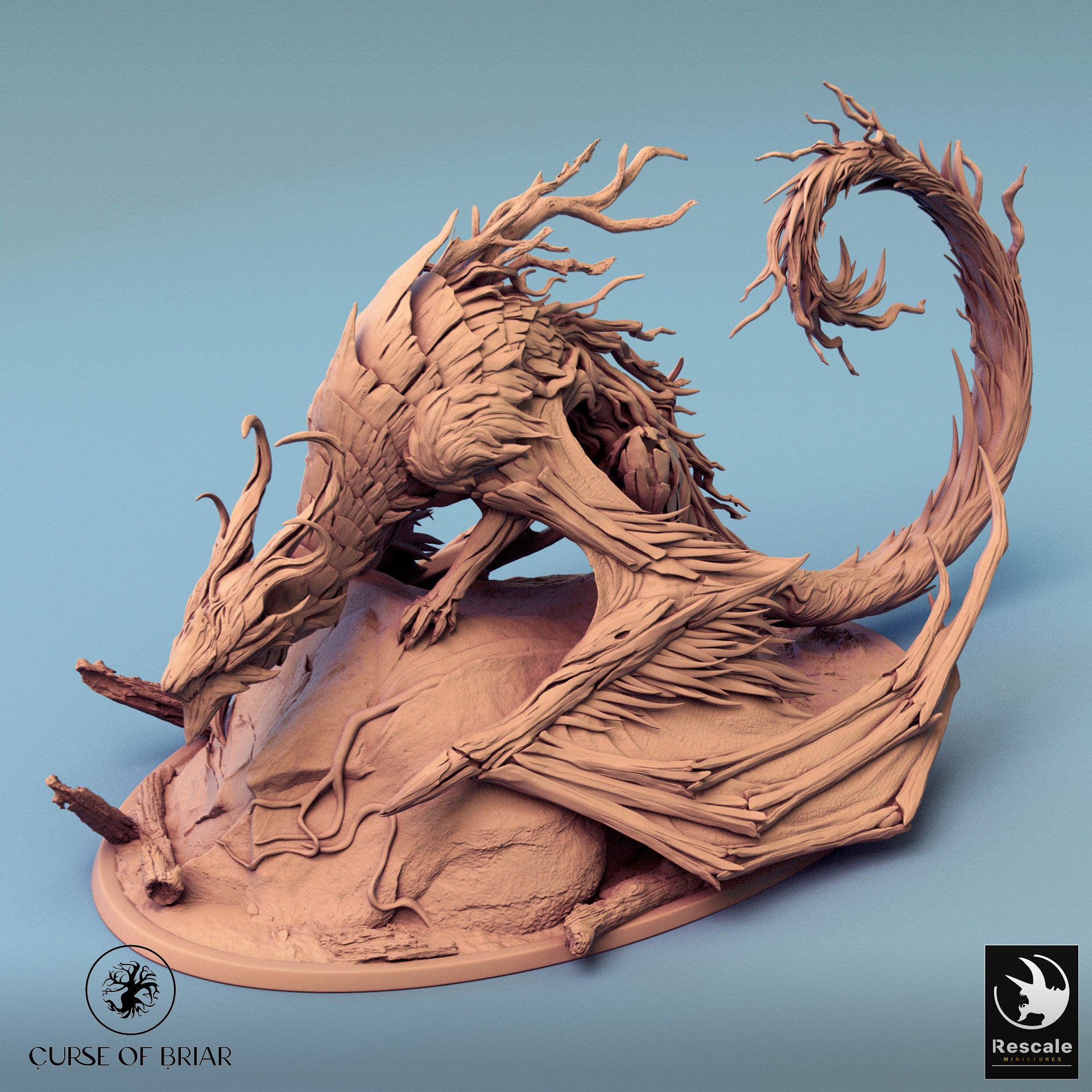 Briar Dragon | Aussie 3D Printed Miniatures and Terrain