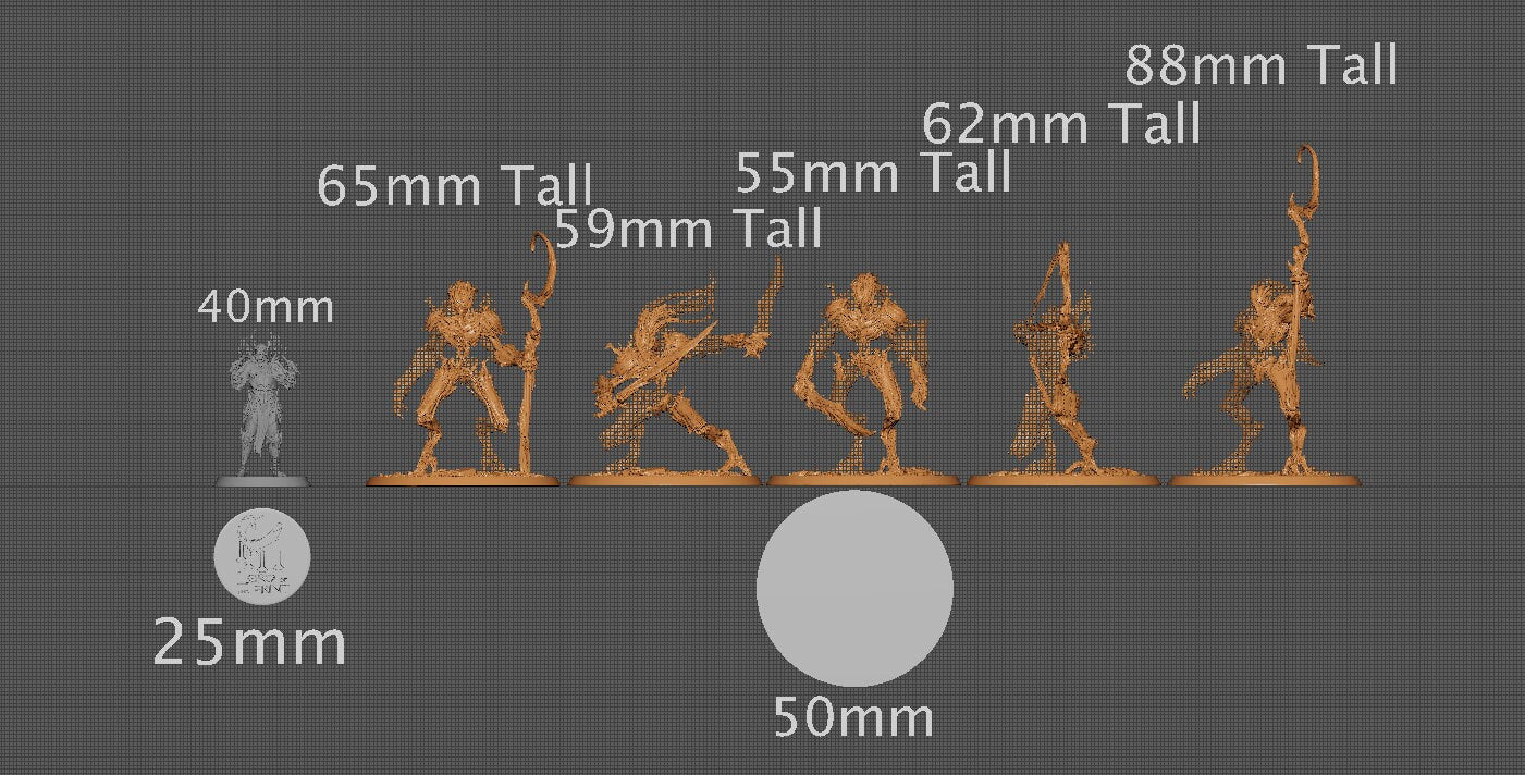 The Barkclad, Pack 1 | Aussie 3D Printed Miniatures and Terrain