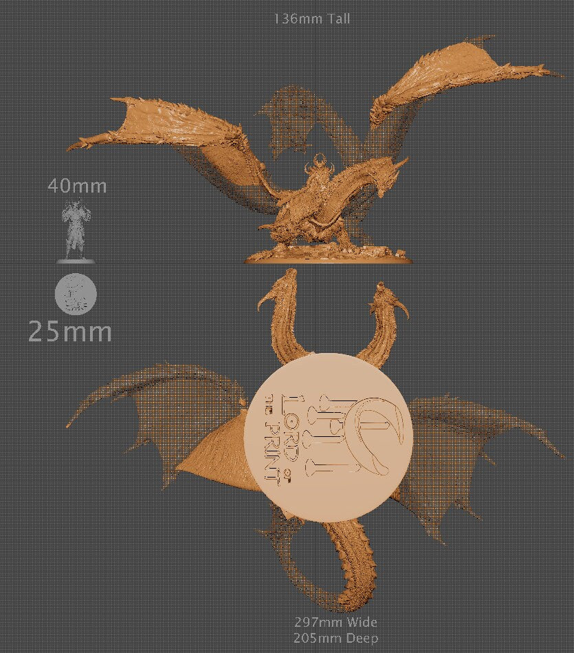 Bialmuth, Two Headed Dragon | Aussie 3D Printed Miniatures and Terrain