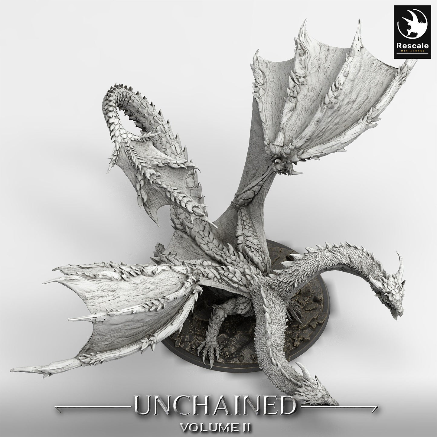Bialmuth, Two Headed Dragon | Aussie 3D Printed Miniatures and Terrain