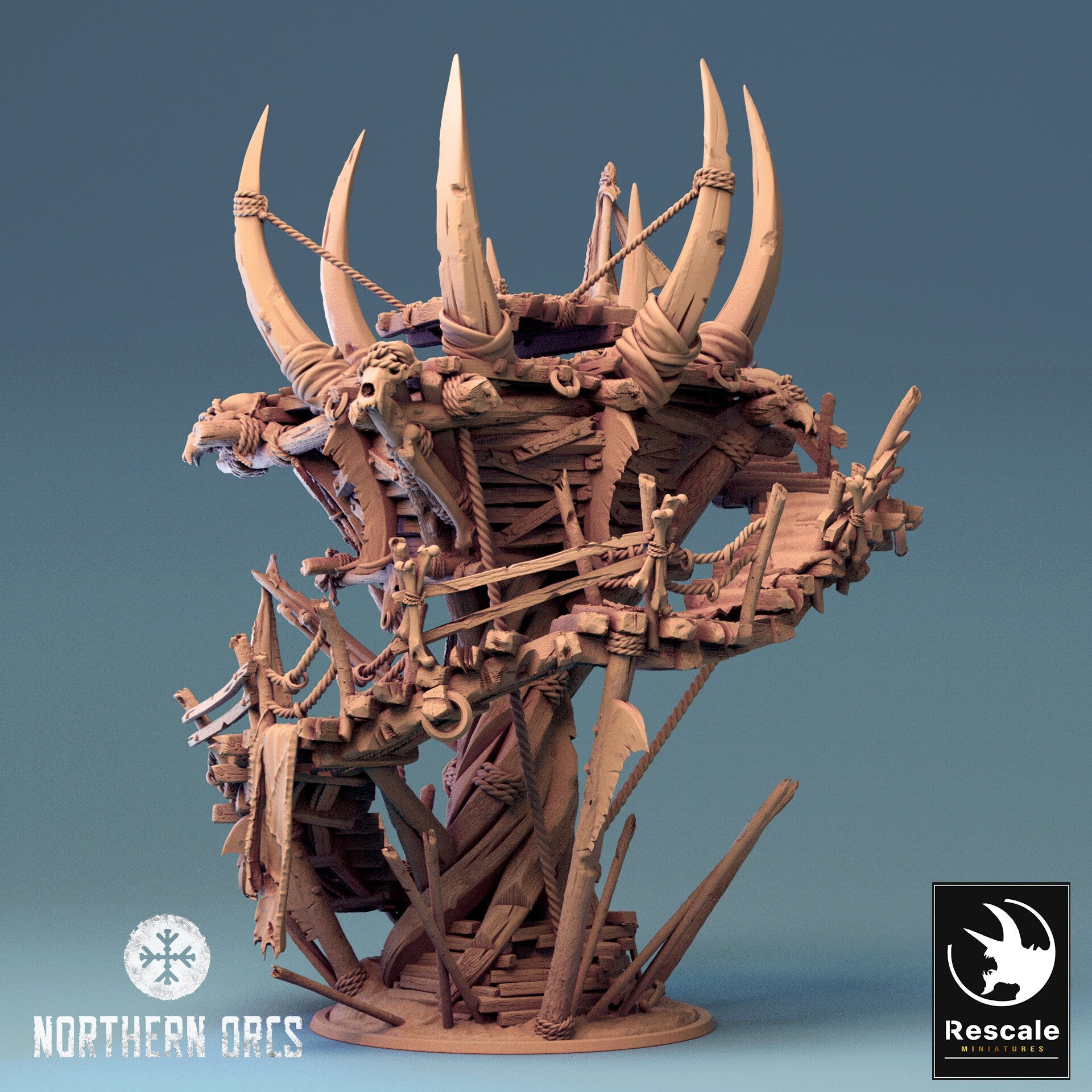 Orc Lookout Tower | Aussie 3D Printed Miniatures and Terrain
