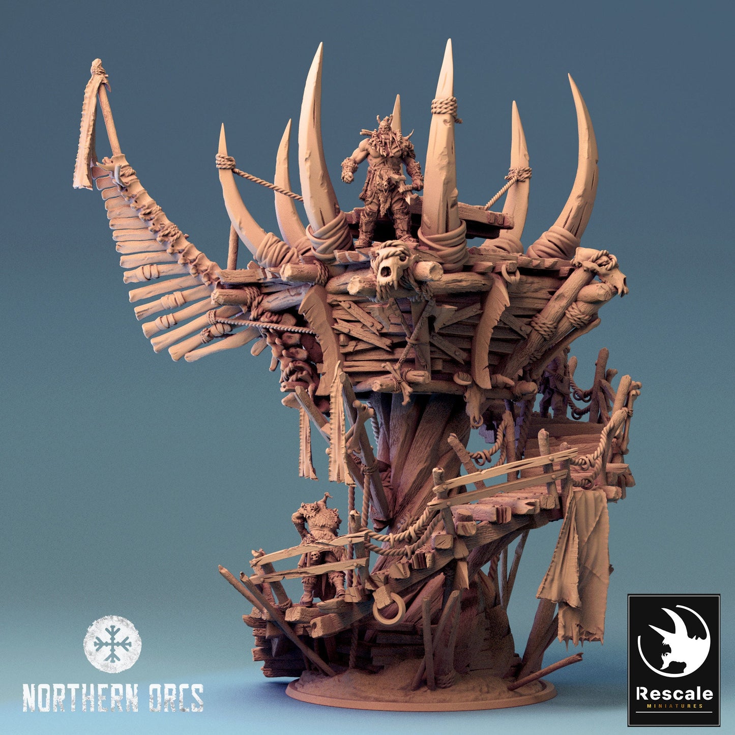 Orc Lookout Tower | Aussie 3D Printed Miniatures and Terrain