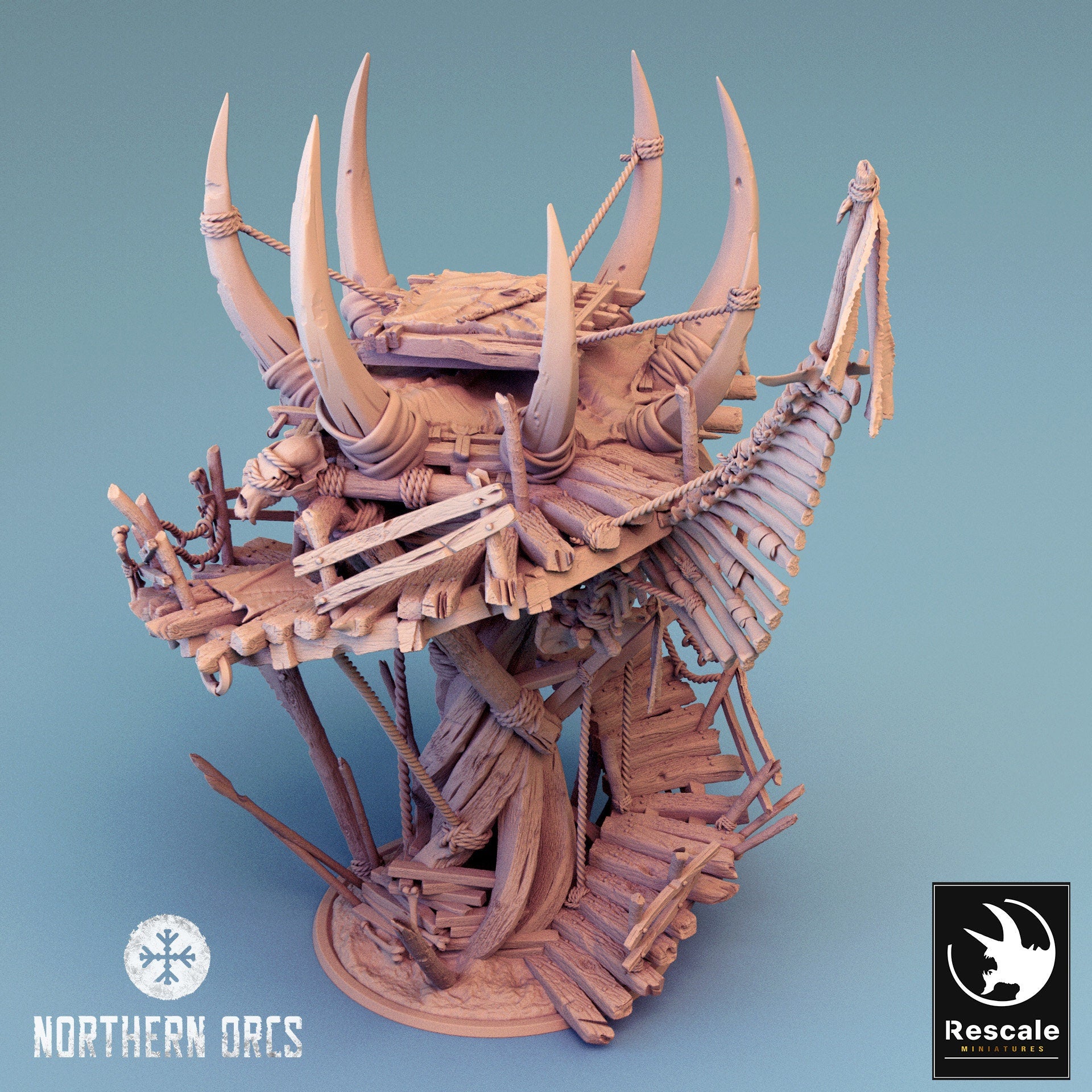 Orc Lookout Tower | Aussie 3D Printed Miniatures and Terrain