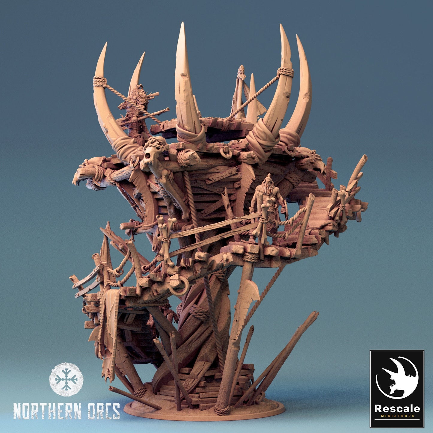 Orc Lookout Tower | Aussie 3D Printed Miniatures and Terrain