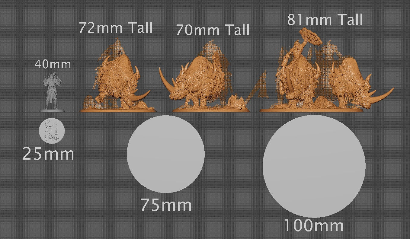 Rhino Riders | Aussie 3D Printed Miniatures and Terrain