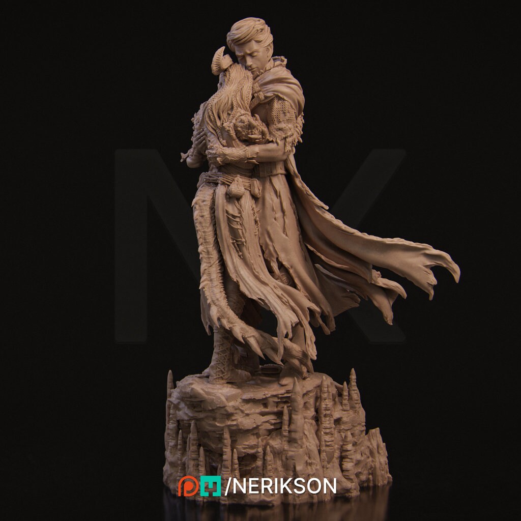 The Last Battle, Statue | Aussie 3D Printed Miniatures and Terrain