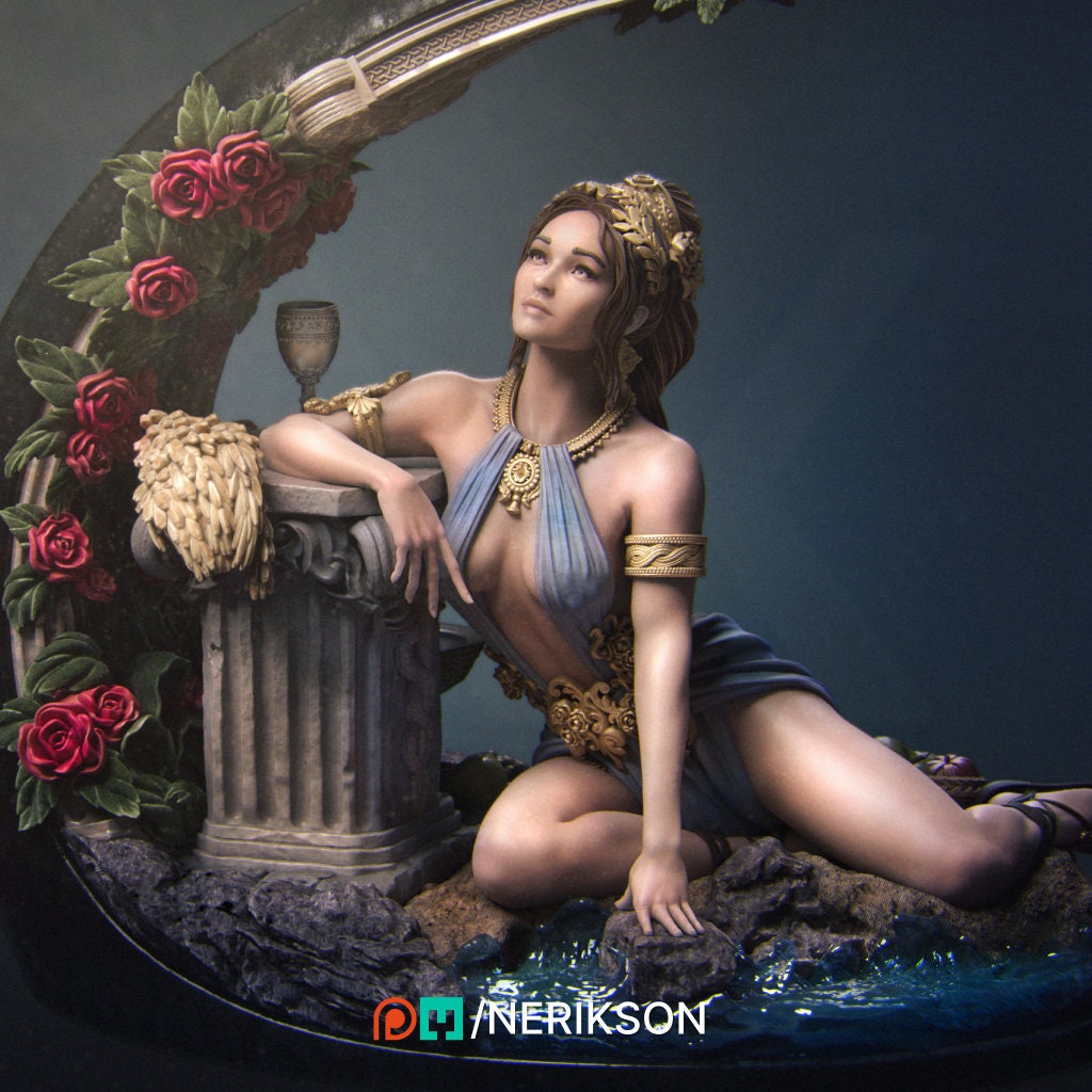 Summer, Statue | Aussie 3D Printed Miniatures and Terrain