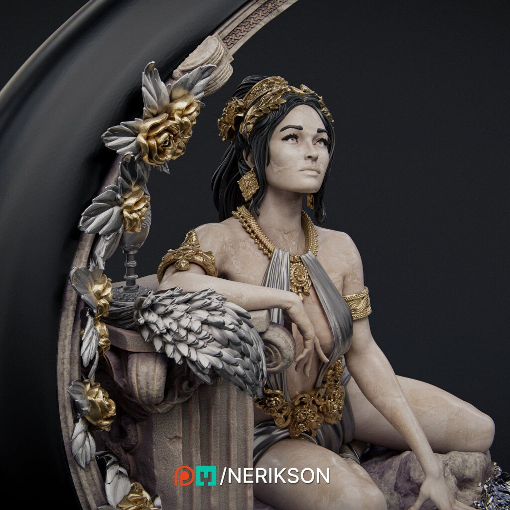 Summer, Statue | Aussie 3D Printed Miniatures and Terrain