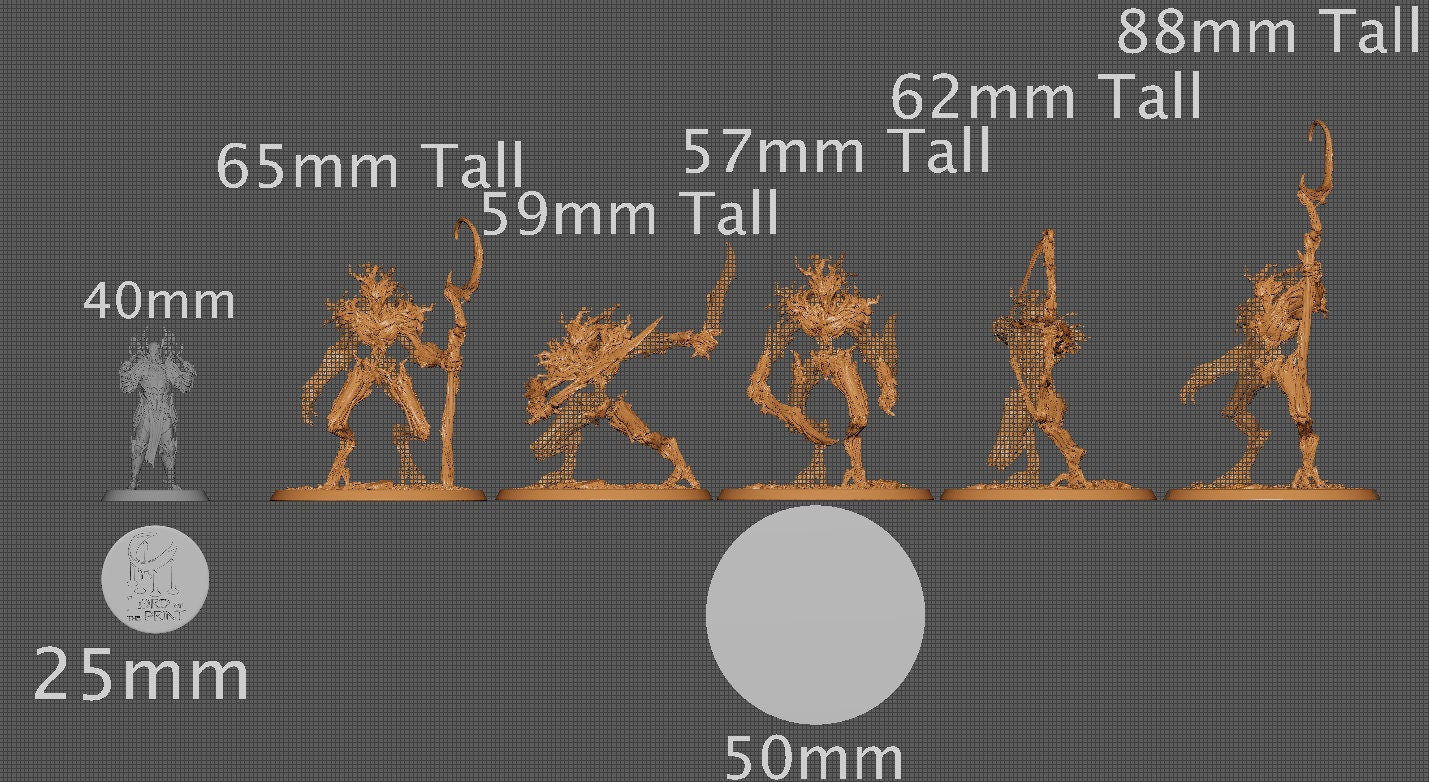 The Treefolk, Pack 1 | Aussie 3D Printed Miniatures and Terrain
