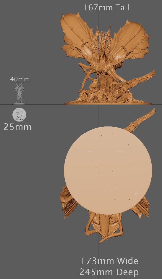 Hiedra the Royal Fae | Aussie 3D Printed Miniatures and Terrain
