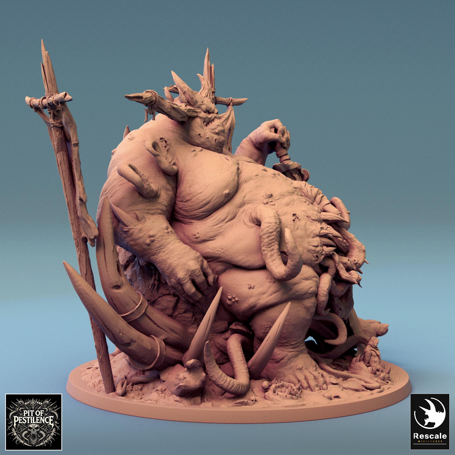 Purulent Demon | Aussie 3D Printed Miniatures and Terrain