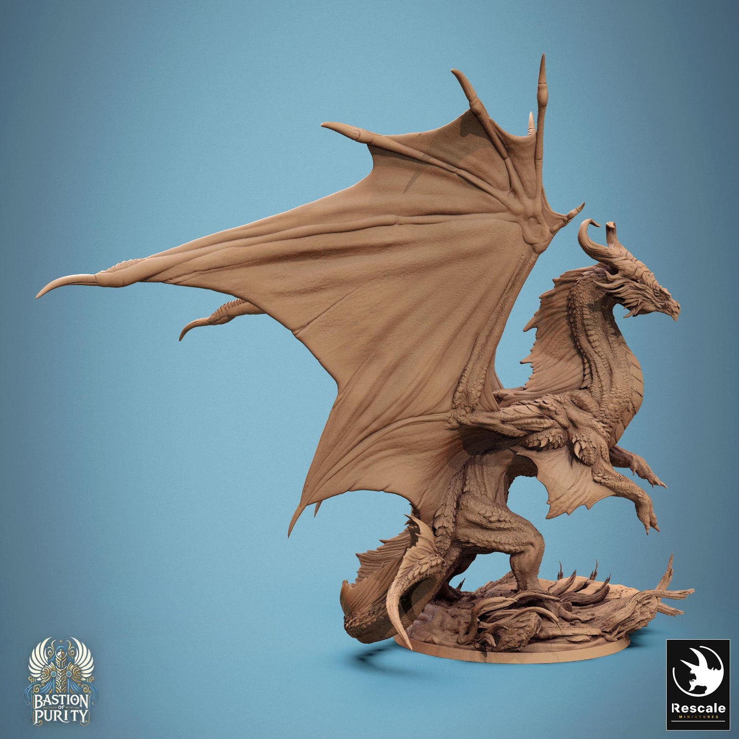 Legendary Bronze Dragon | Aussie 3D Printed Miniatures and Terrain