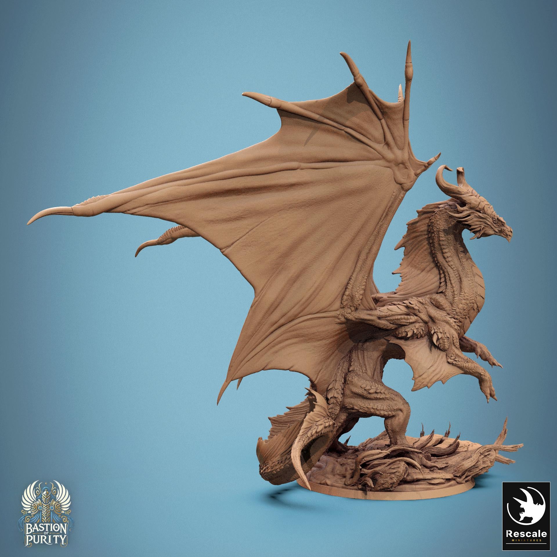 Legendary Bronze Dragon | Aussie 3D Printed Miniatures and Terrain