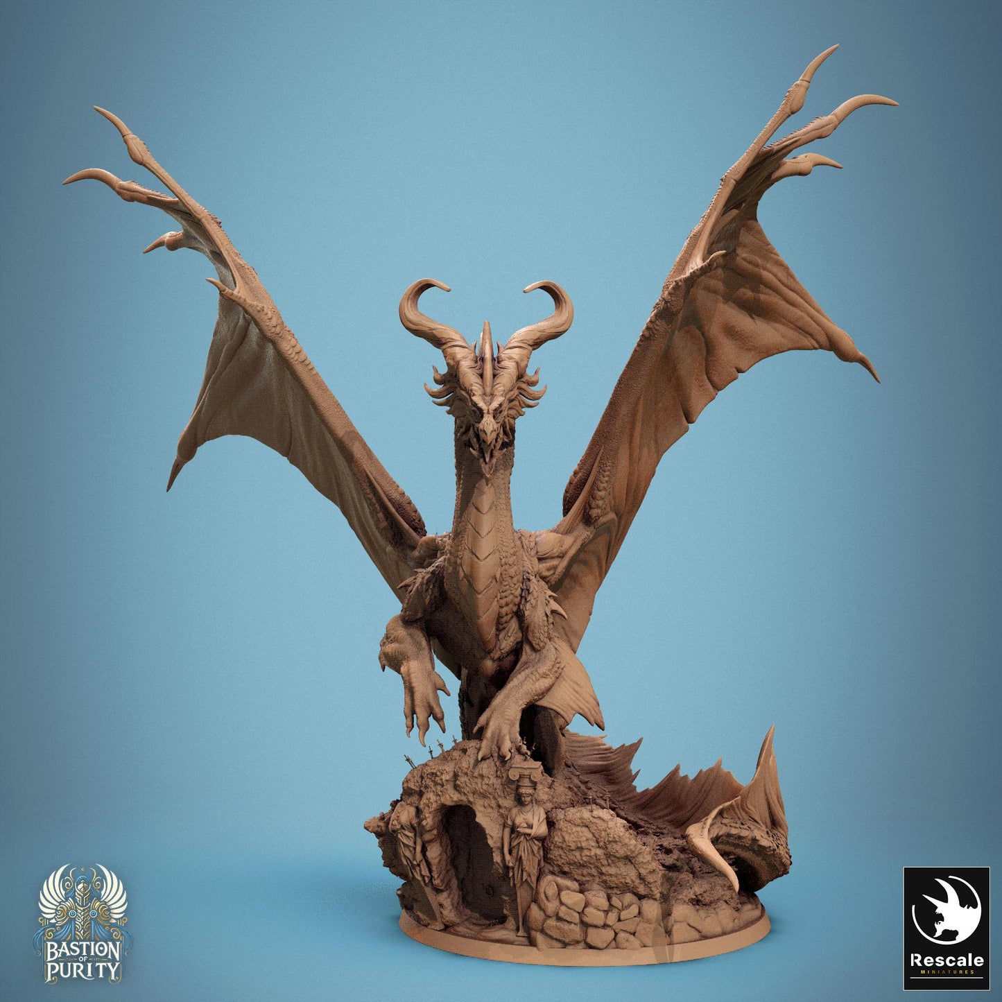 Legendary Bronze Dragon | Aussie 3D Printed Miniatures and Terrain