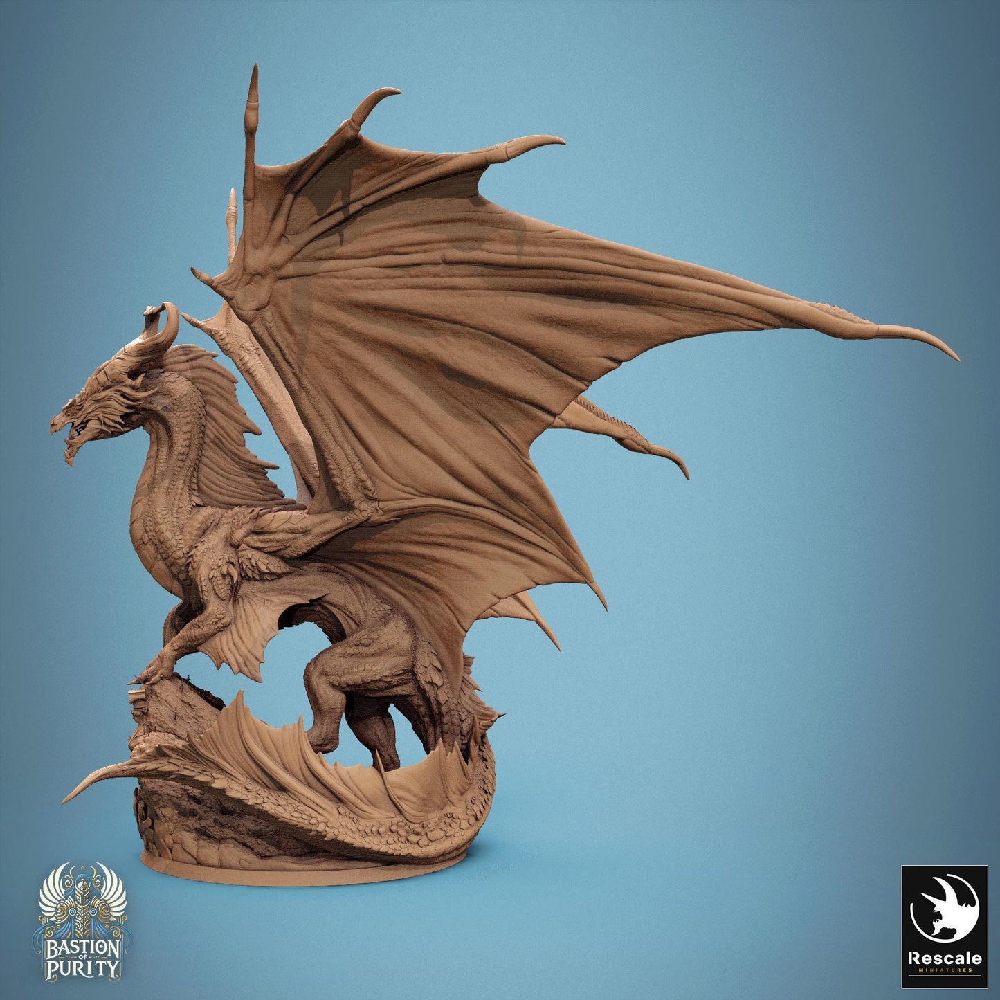 Legendary Bronze Dragon | Aussie 3D Printed Miniatures and Terrain