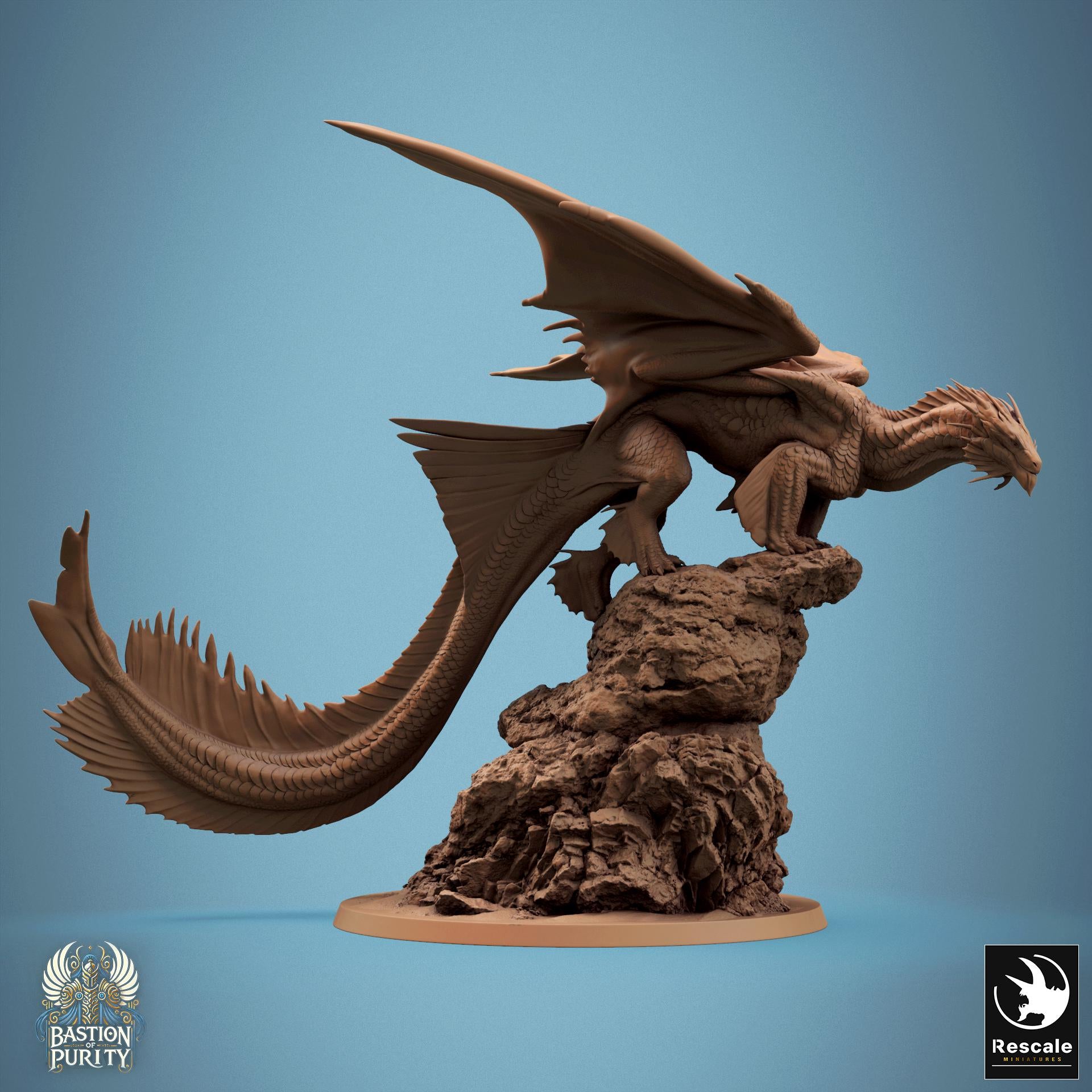 Lesser Bronze Dragon | Aussie 3D Printed Miniatures and Terrain