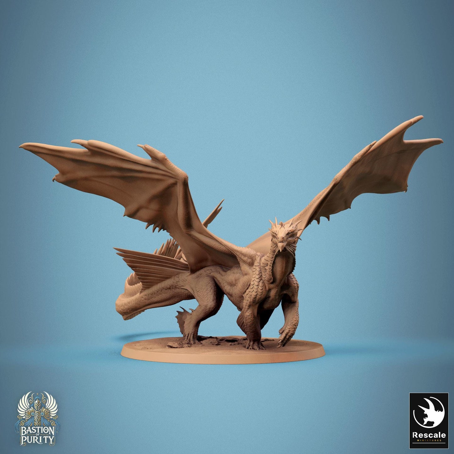 Lesser Bronze Dragon | Aussie 3D Printed Miniatures and Terrain