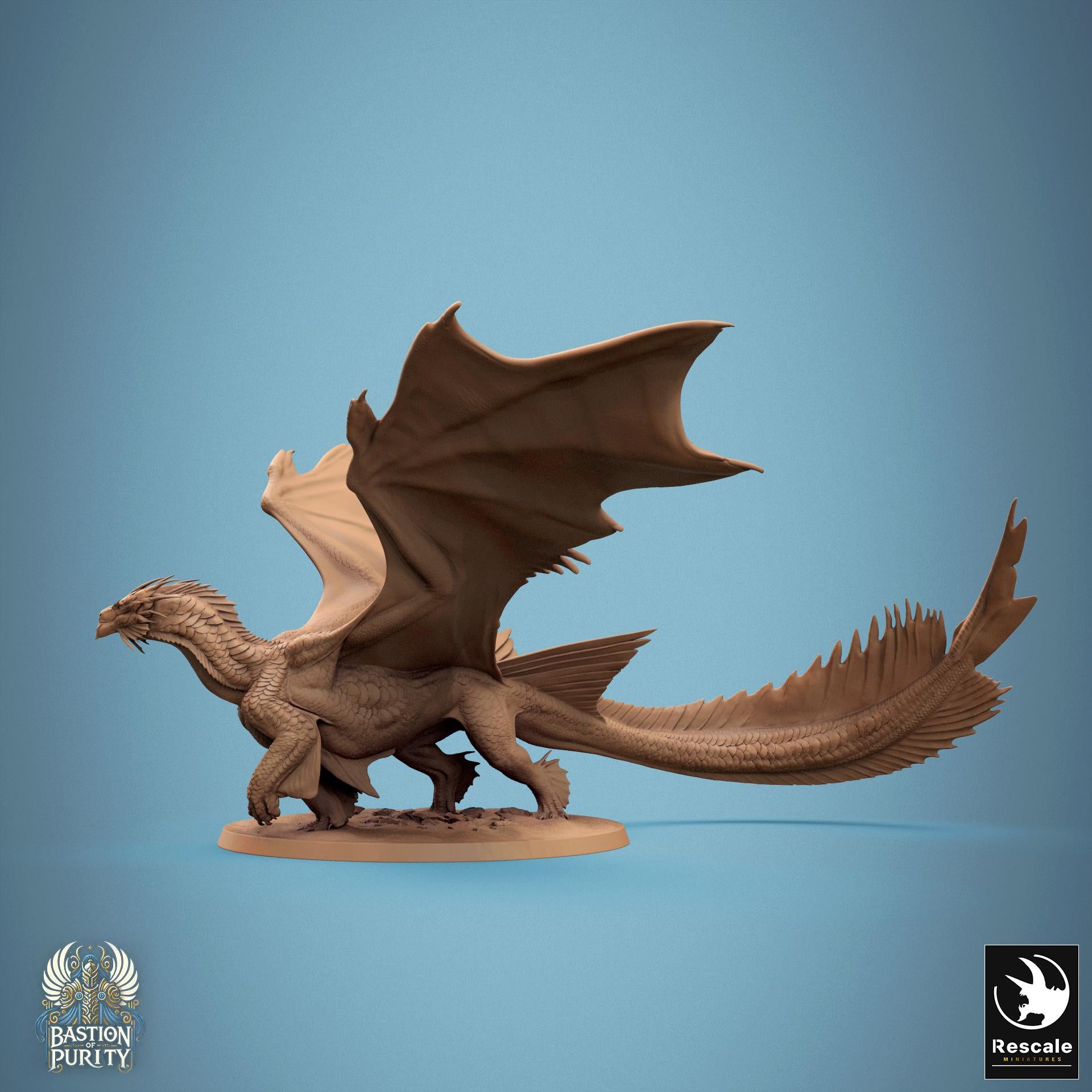 Lesser Bronze Dragon | Aussie 3D Printed Miniatures and Terrain