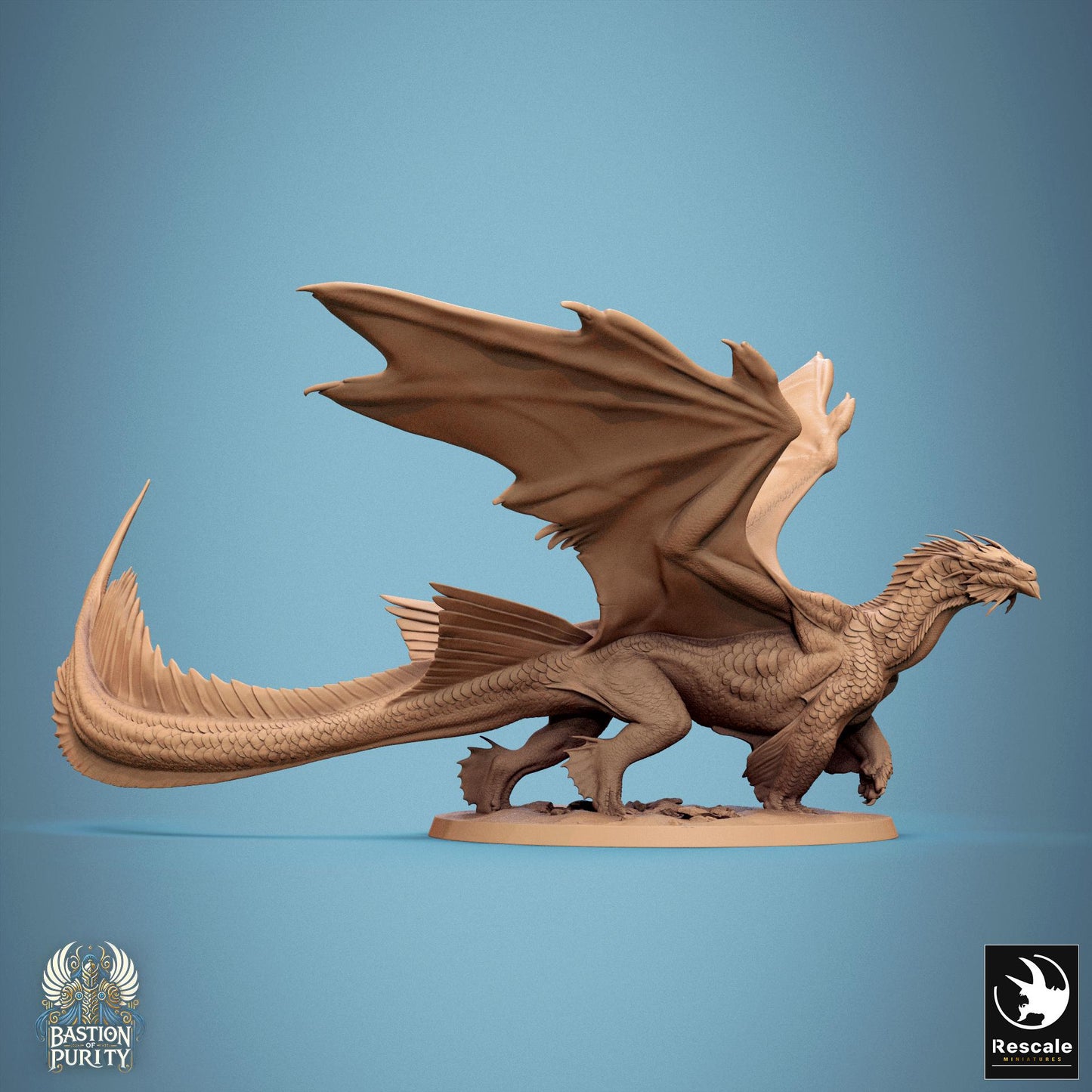 Lesser Bronze Dragon | Aussie 3D Printed Miniatures and Terrain