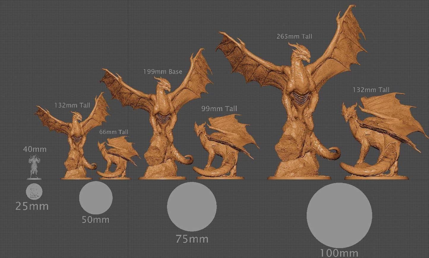 Copper Dragon | Aussie 3D Printed Miniatures and Terrain