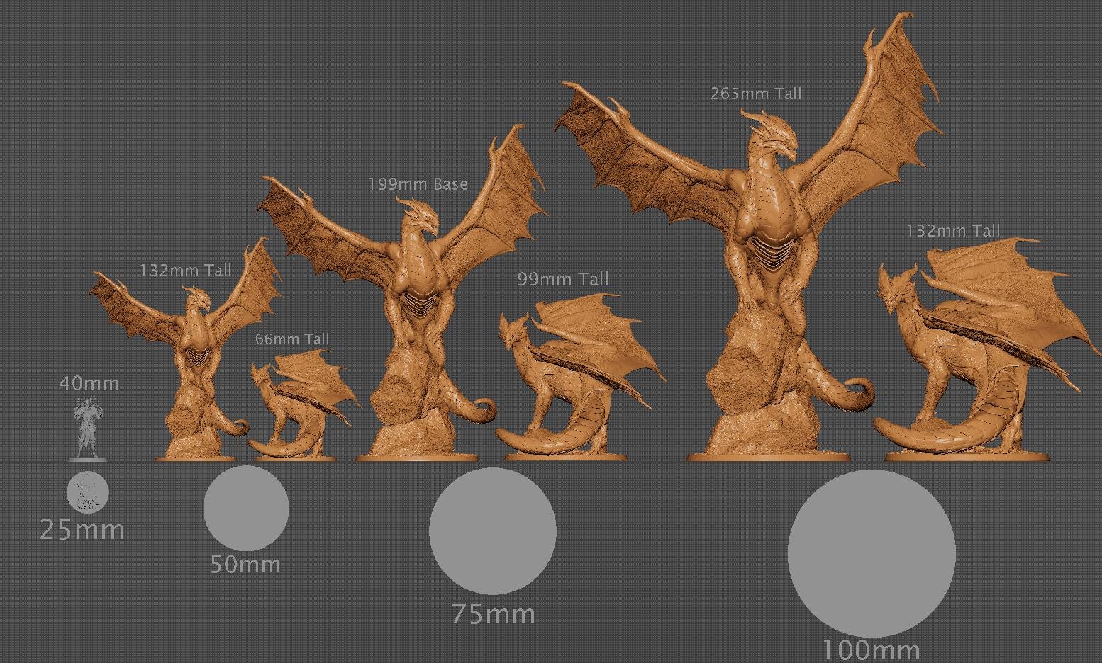 Copper Dragon | Aussie 3D Printed Miniatures and Terrain