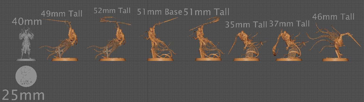 Masked Ghosts, Pack 2 | Aussie 3D Printed Miniatures and Terrain