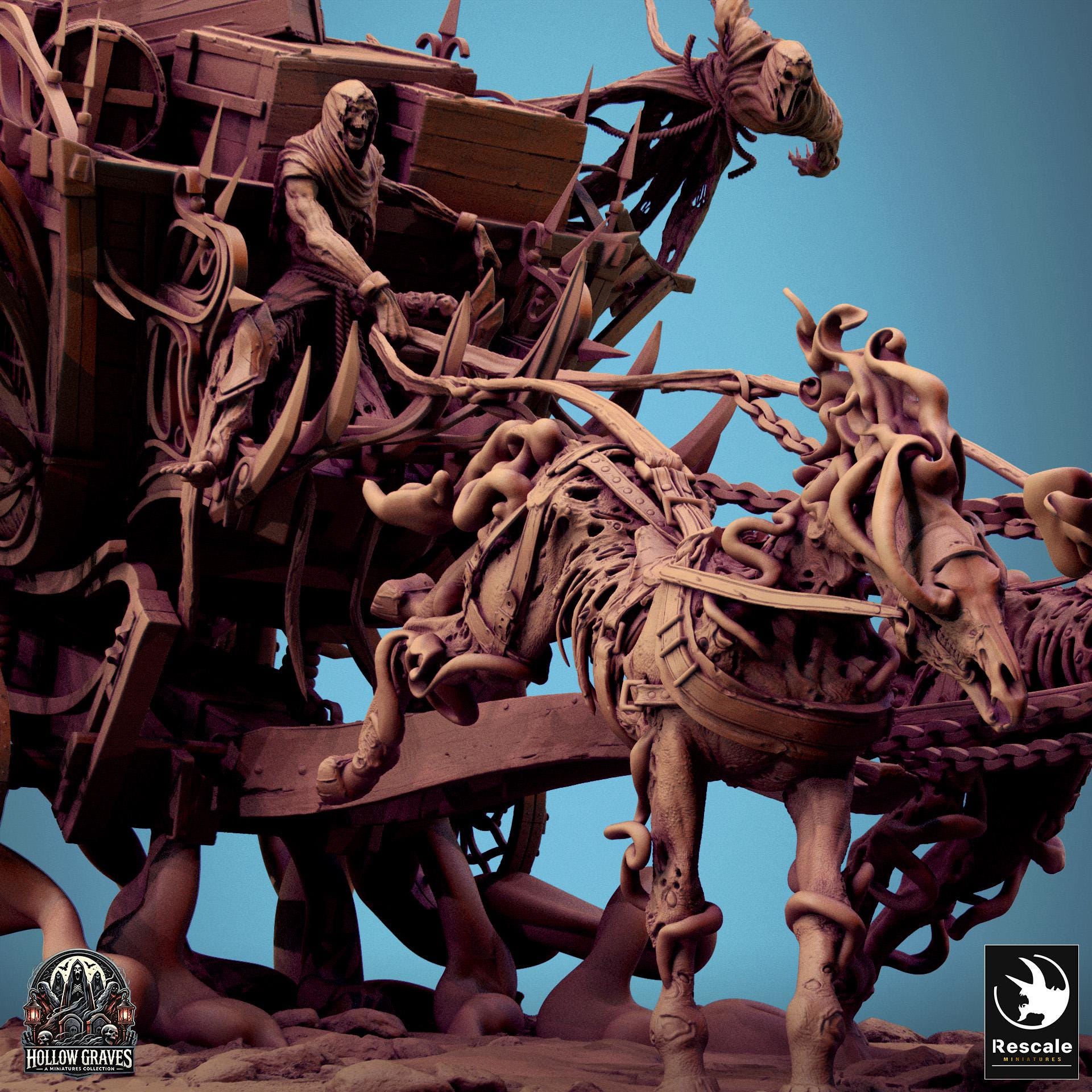 Wraith Wagon | Aussie 3D Printed Miniatures and Terrain