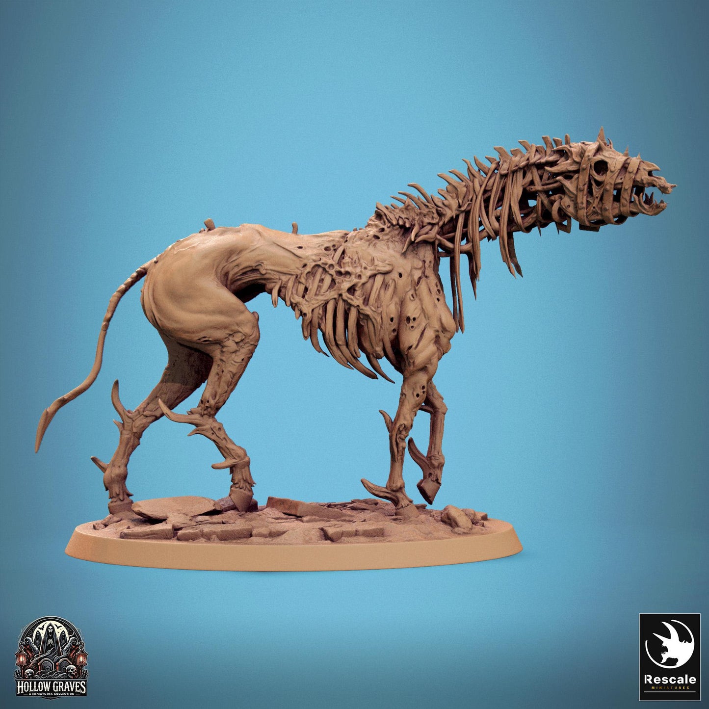 Wild Undead Horses, Pack 1 | Aussie 3D Printed Miniatures and Terrain